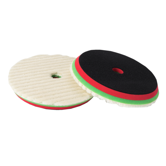 Меховой полировальник на поролоне - LERATON WPF180 150/180мм.