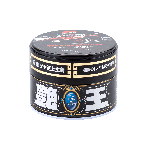 Полироль для придания блеска кузову темных авто - SOFT99 The King of Gloss 300г.