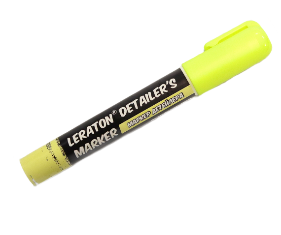 Маркер детейлера желтый - LERATON DMY