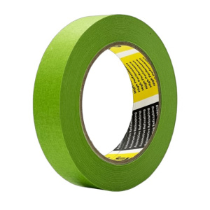 Малярная лента зеленая водостойкая 110°С - Q1 High Performance 24мм/50м.
