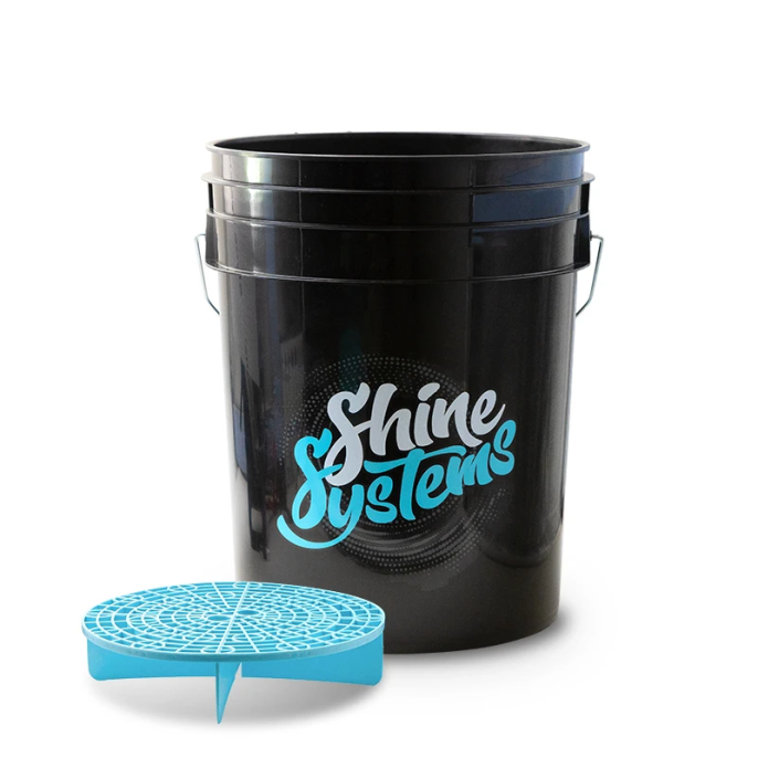Ведро для мойки автомобиля c сепаратором Shine Systems Bucket + Filter (20л)