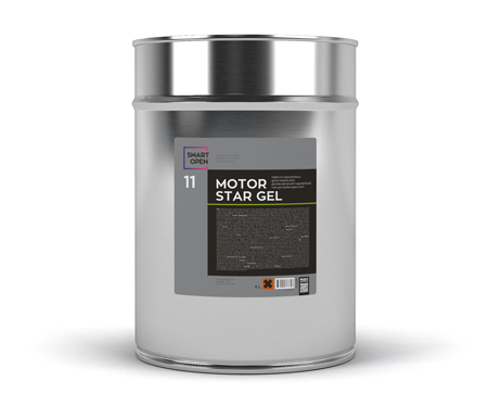 Диэлектрический гелевый концентрат для мойки двигателя - Smart Open 11 Motorstar Gel 5л.