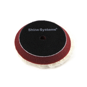 Shine Systems Stripy Wool Pad - полировальный круг из стриженого меха (75мм)