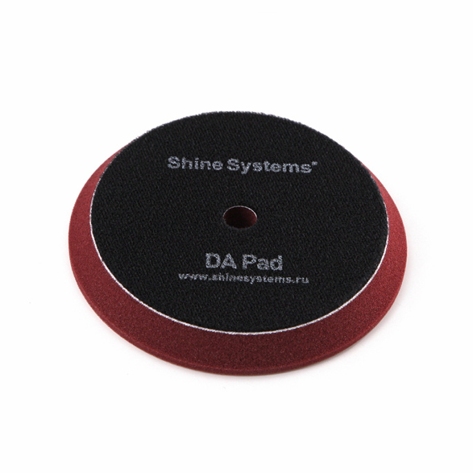 Shine Systems DA Foam Pad Maroon - полировальный круг полутвердый бордовый (130мм)