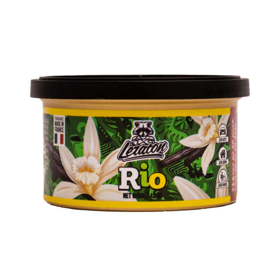 Ароматизатор для автомобиля в банке с ароматом Ванили - LERATON Rio Vanilla