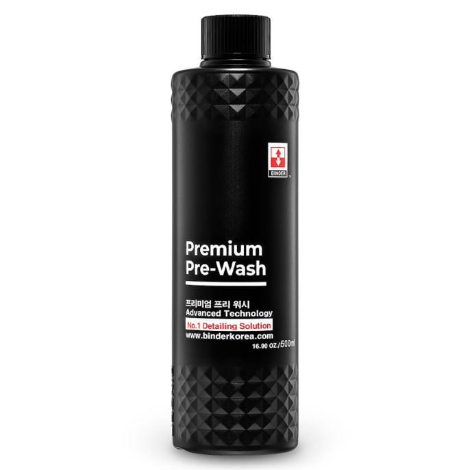 Бесконтактный щелочной состав для предварительной мойки 1:30-1:50 (pH 12,3) - BINDER Premium Pre-Wash 500мл.