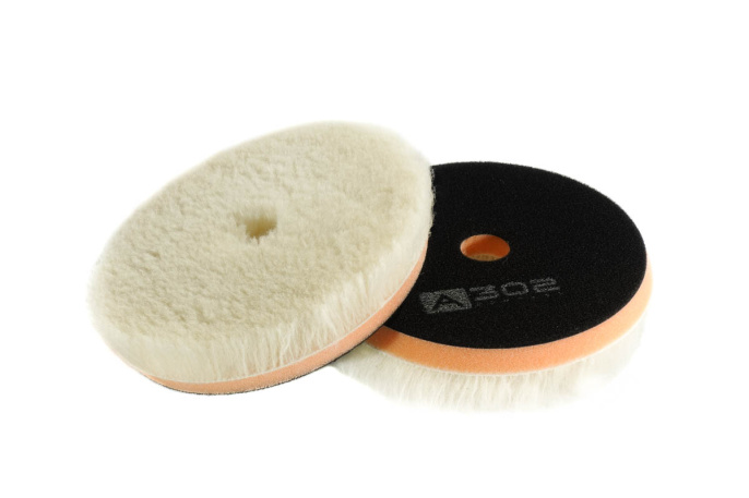 Меховой полировальник на поролоне RO-DA (ворс 16 мм) - А302 Rotary&DA Wool Pad 150/26/160мм.