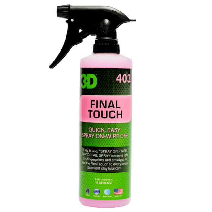 Спрей-детейлер «Последний штрих» - 3D 403 Final Touch 473мл.