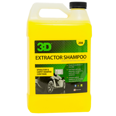 Очиститель для обивки и ковров (низкопенный) - 3D 208 Extractor Shampoo 3,8л.
