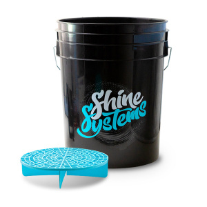 Ведро для мойки автомобиля c сепаратором Shine Systems Bucket + Filter (20л)
