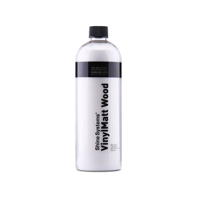 Матовый полироль для пластика салона Shine Systems VinylMatt Wood (750мл)