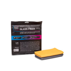 Smart Open Glass Fiber Waffle 40х40см - Салфетка микрофибра вафельная для стеклянных поверхностей