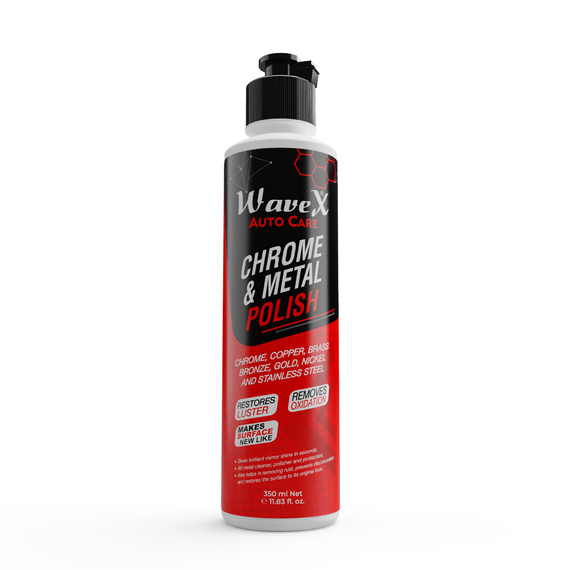 Полироль для металла и хрома Wavex Chrome & Metal Polish, 350g
