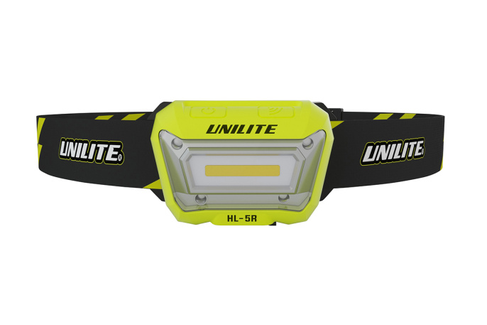 Налобный сенсорный фонарь (325 Lm COB, 1500 mAh, IP65) - UNILITE HL-5R