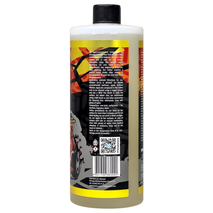 Высококонцентрированный очиститель покрышек и колесных дисков - LERATON G11 Strong 1л.