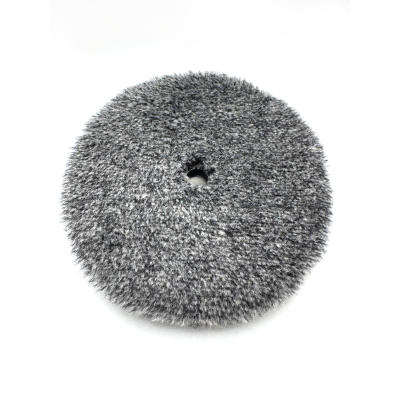 Glosswork Black&White Wool Pad Черно-белый меховой полировальный круг 125мм