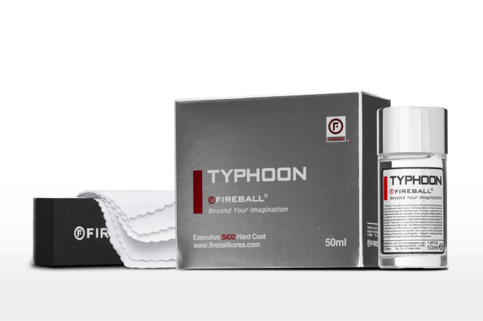 Супергидрофобное покрытие для ЛКП и топ-коат - FIREBALL Typhoon 50мл.