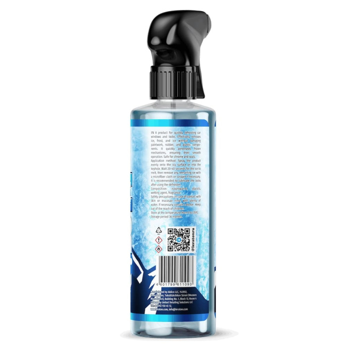 Размораживатель для стекол и замков - LERATON DE Icer 473мл.