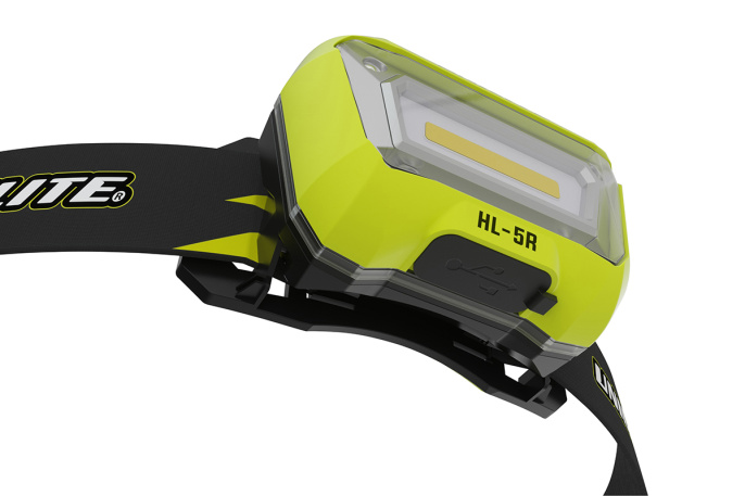 Налобный сенсорный фонарь (325 Lm COB, 1500 mAh, IP65) - UNILITE HL-5R