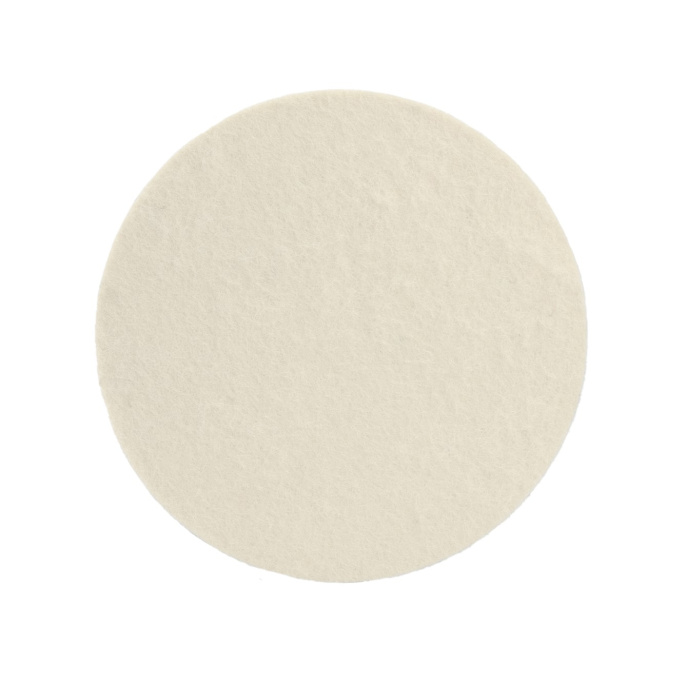 Glosswork Felt Pad Фетровый круг для полировки стекла, 125мм.