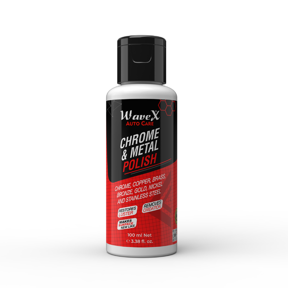 Полироль для металла и хрома Wavex Chrome & Metal Polish 100гр