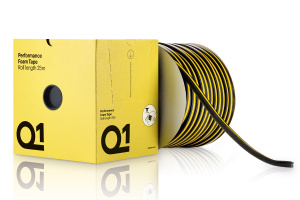 Лента поролоновая для проемов - Q1 Performance 11мм*25м.