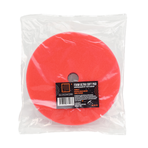 Glosswork Foam Pad Ultra-Soft Ультра-мягкий полировальный круг 125 мм, красный