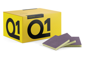 Абразивная Губка 98x120x13мм - Q1 Microfine: P1000-1200-1500