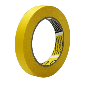 Малярная лента желтая 110°С - Q1® Premium 18мм/50м.