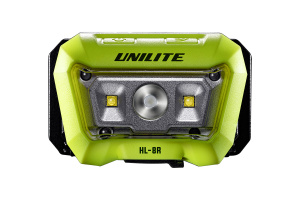 Налобный сенсорный фонарь (475 Lm +275 Lm, 1500 mAh, IP65) - UNILITE HL-8R