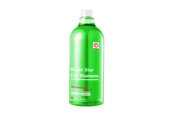 Шампунь для ручной мойки Лесное настроение (зеленый) - FIREBALL Super Star Car Shampoo 1л.