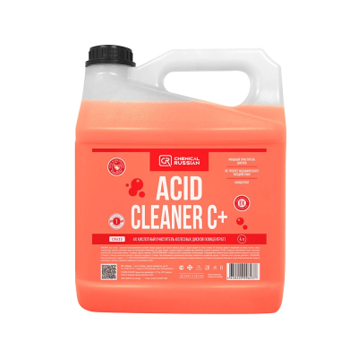 Chemical Russian Acid Cleaner C+ - 4х кислотный очиститель колесных дисков (концентрат), 4 л