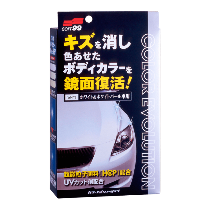 Цветовосстанавливающий полироль для белого кузова автомобиля - SOFT99 Color Evolution 100мл.
