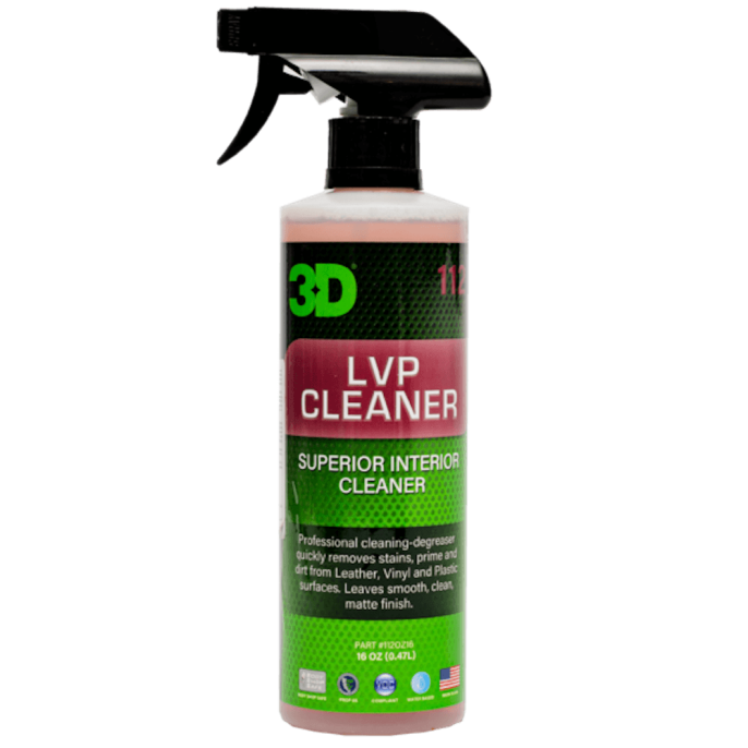 Очиститель для кожи, винила и пластика - 3D 112 LVP Cleaner 473мл.