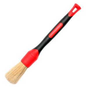 Glosswork Premium Detailing Brush Кисть с прорезиненной ручкой 29мм натуральный ворс белый